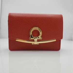 Salvatore Ferragamo Small Leather Card Case/Wallet